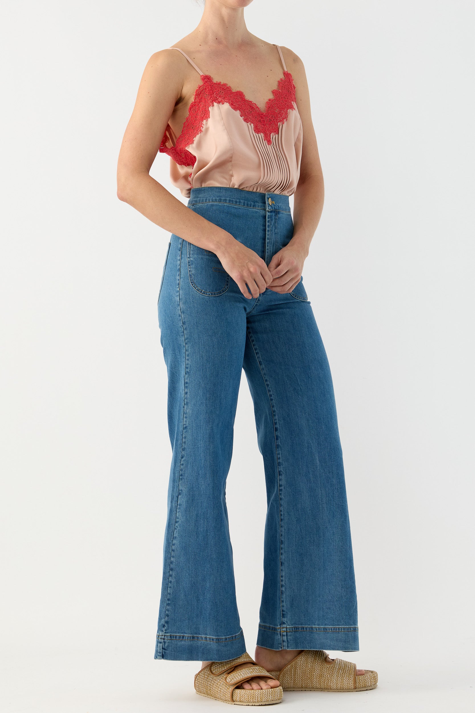 Brodie Silk & Lace Cami