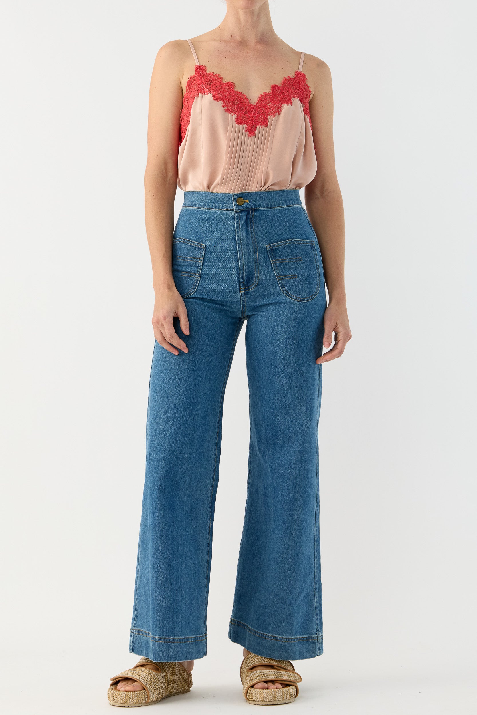 Brodie Silk & Lace Cami