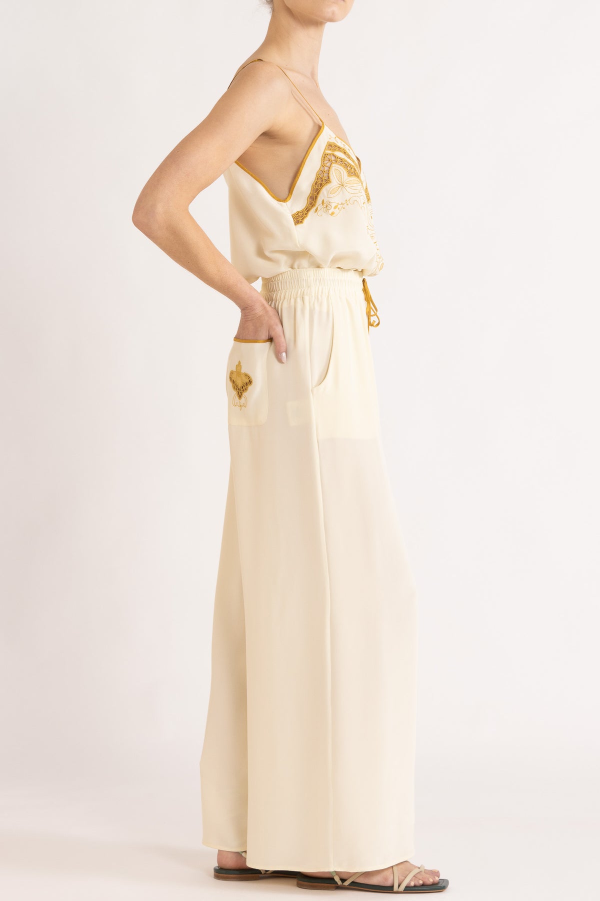 Lina Silk Crepe Cami