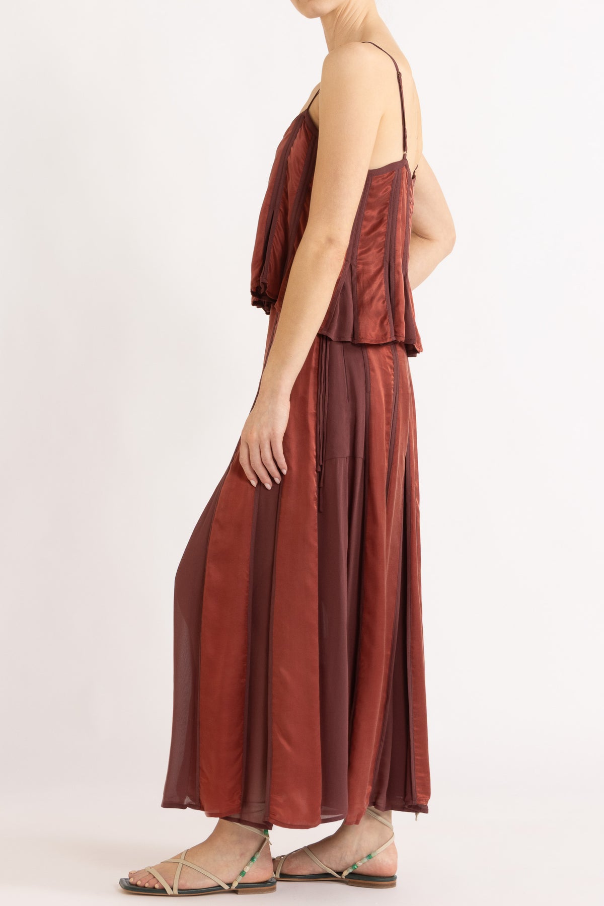 Evara Box Pleat Skirt