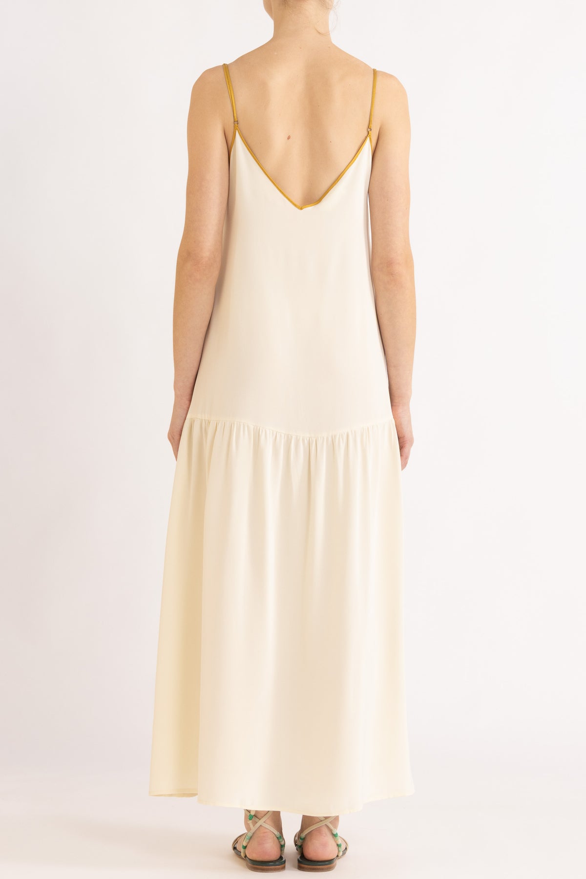Lina Silk Crepe Cami Dress