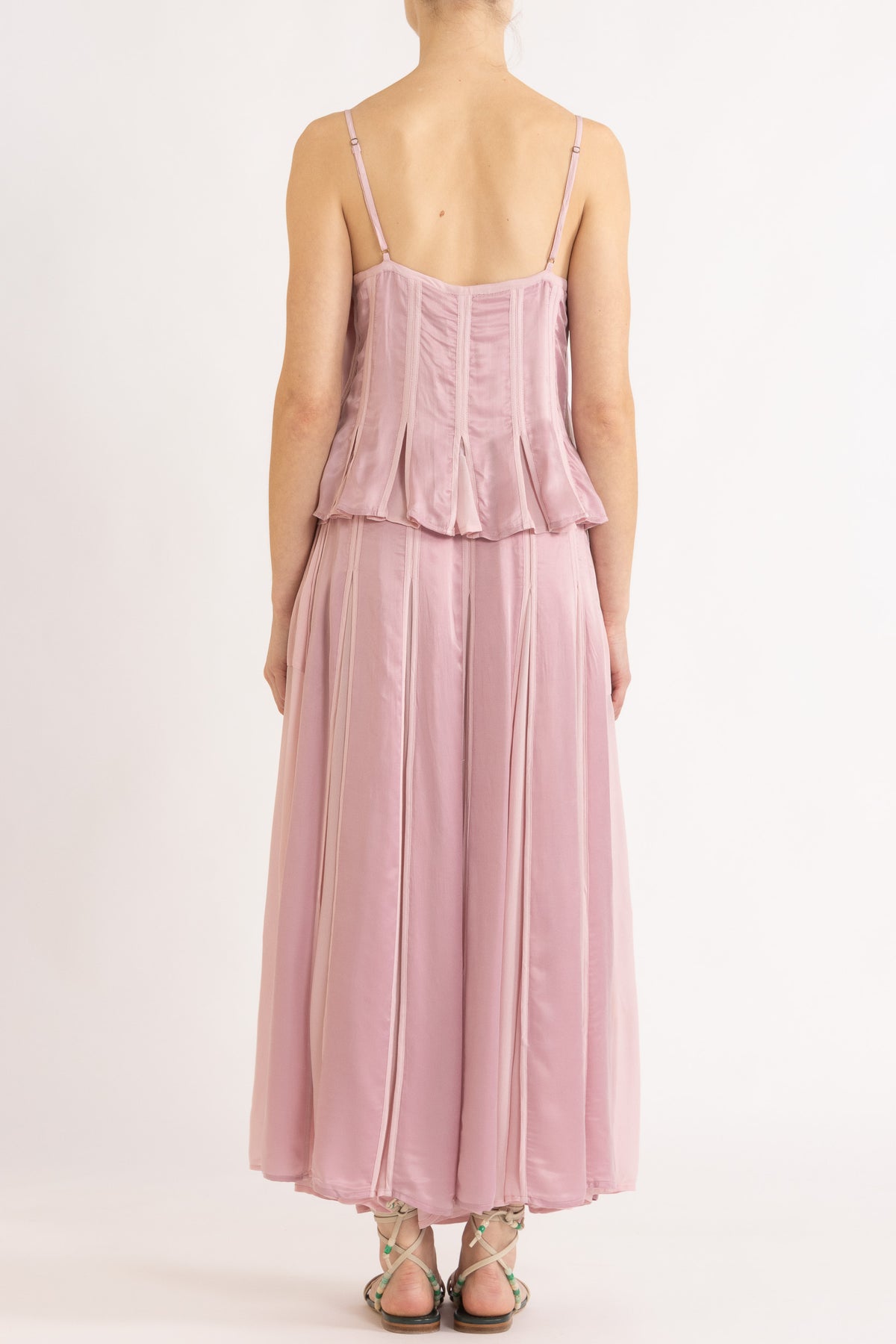 Evara Box Pleat Skirt