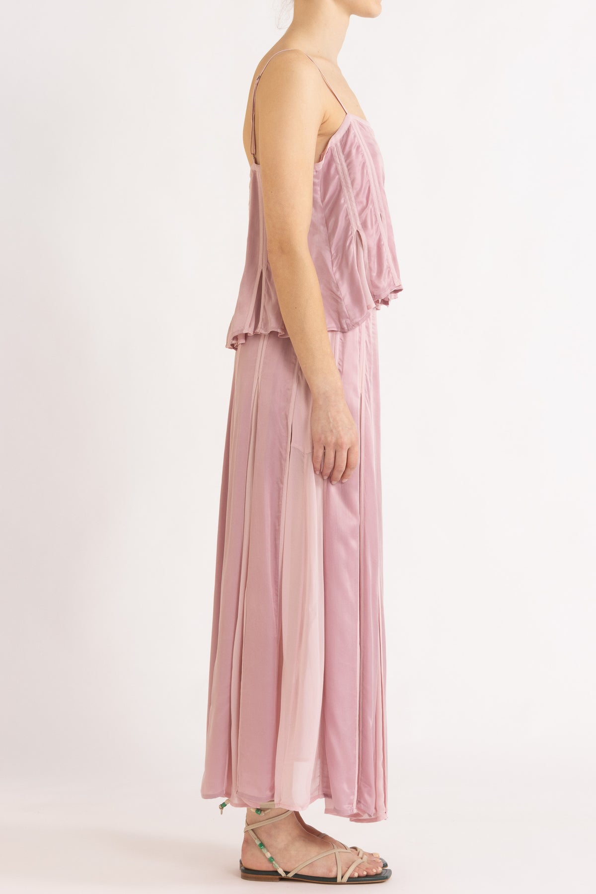 Evara Box Pleat Skirt
