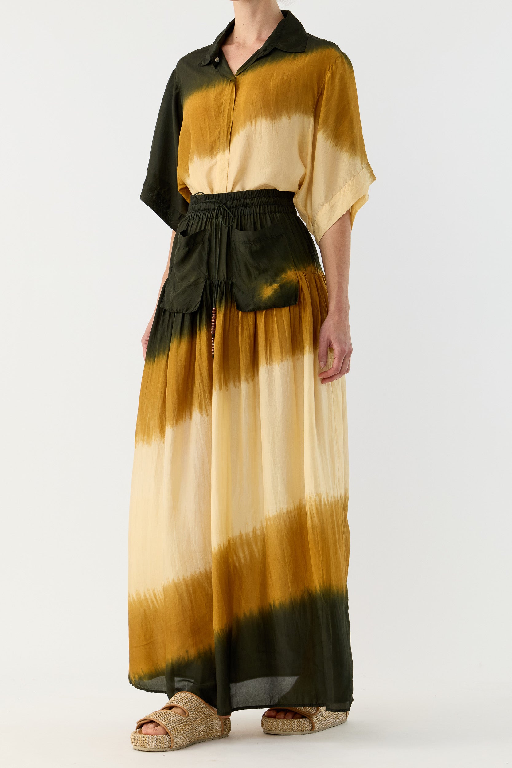 Jazz Silk Habotai Short Sleeve Shirt