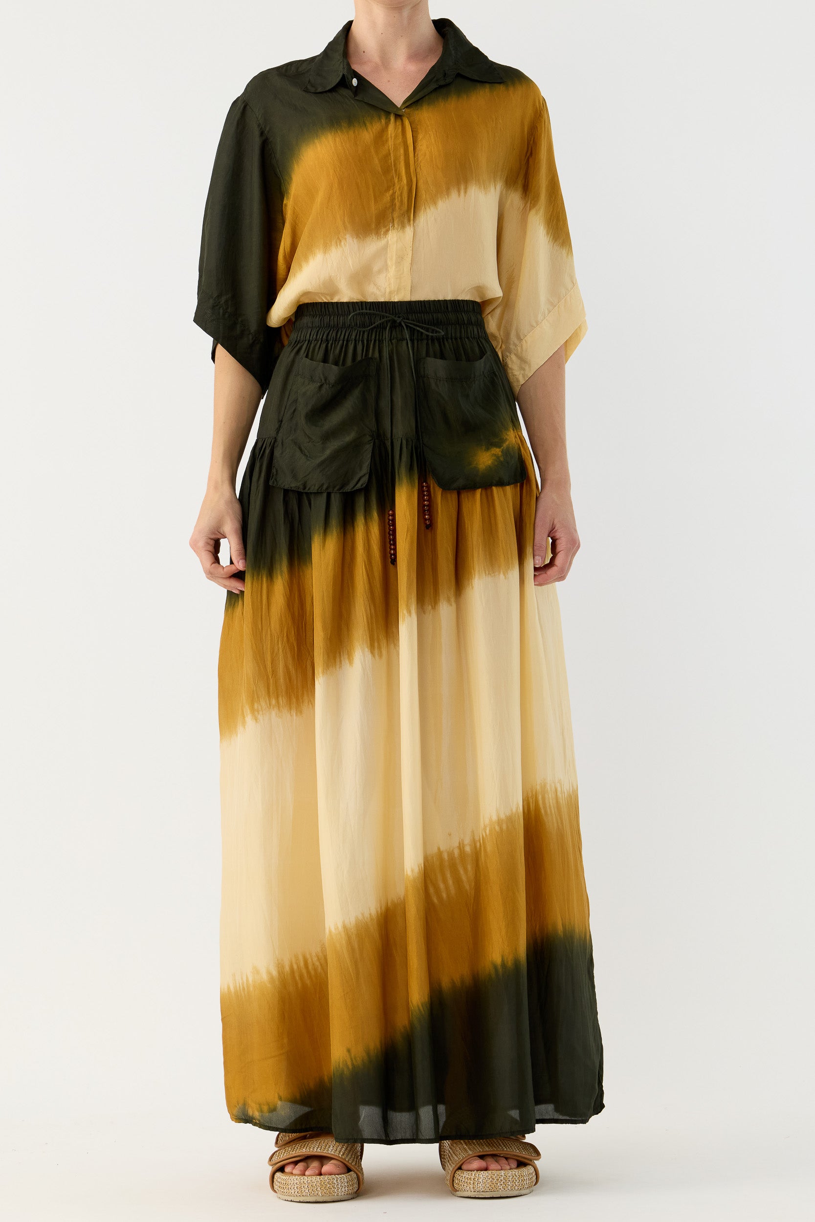 Jazz Silk Habotai Short Sleeve Shirt