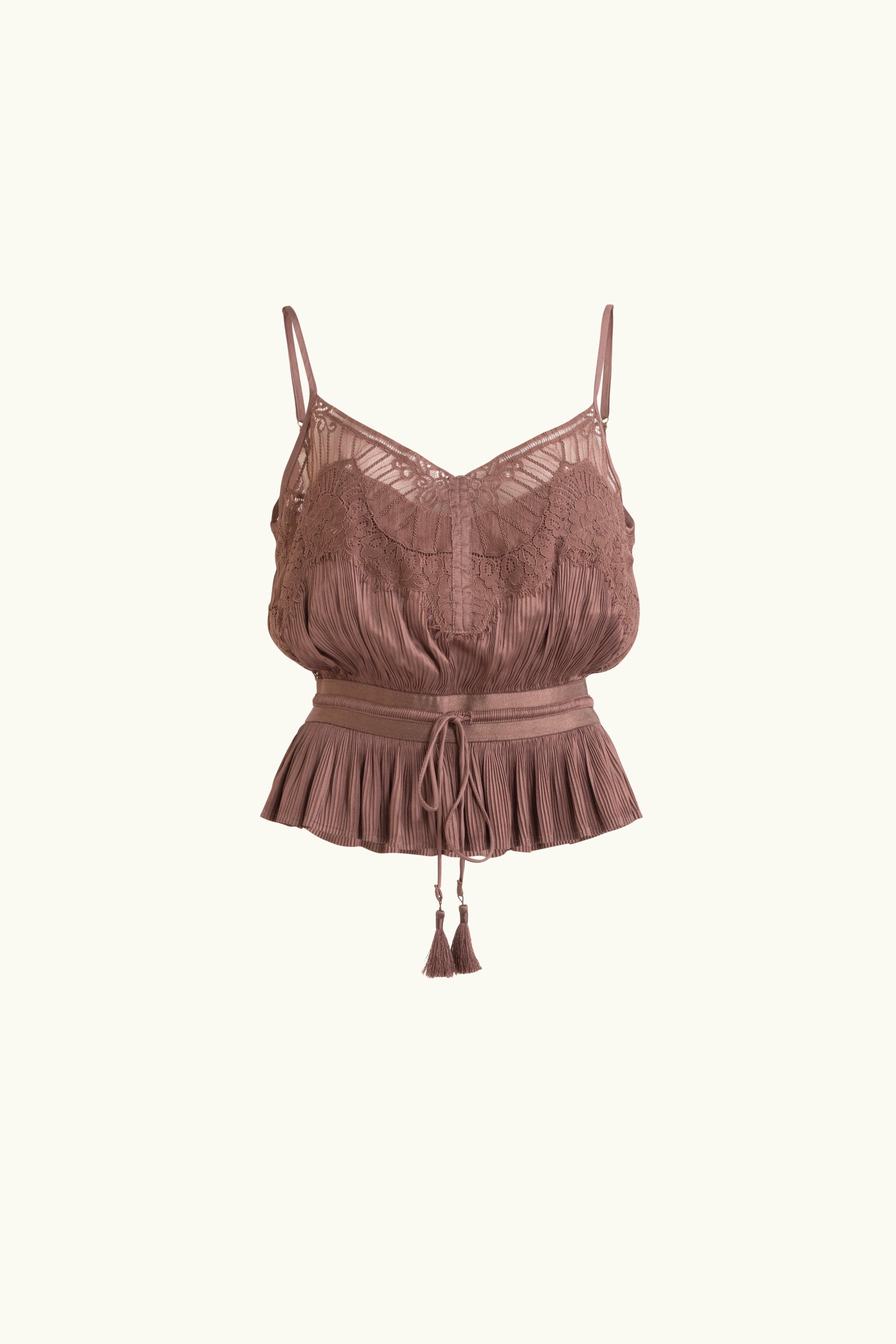 Valerie Fine Pleat Cami