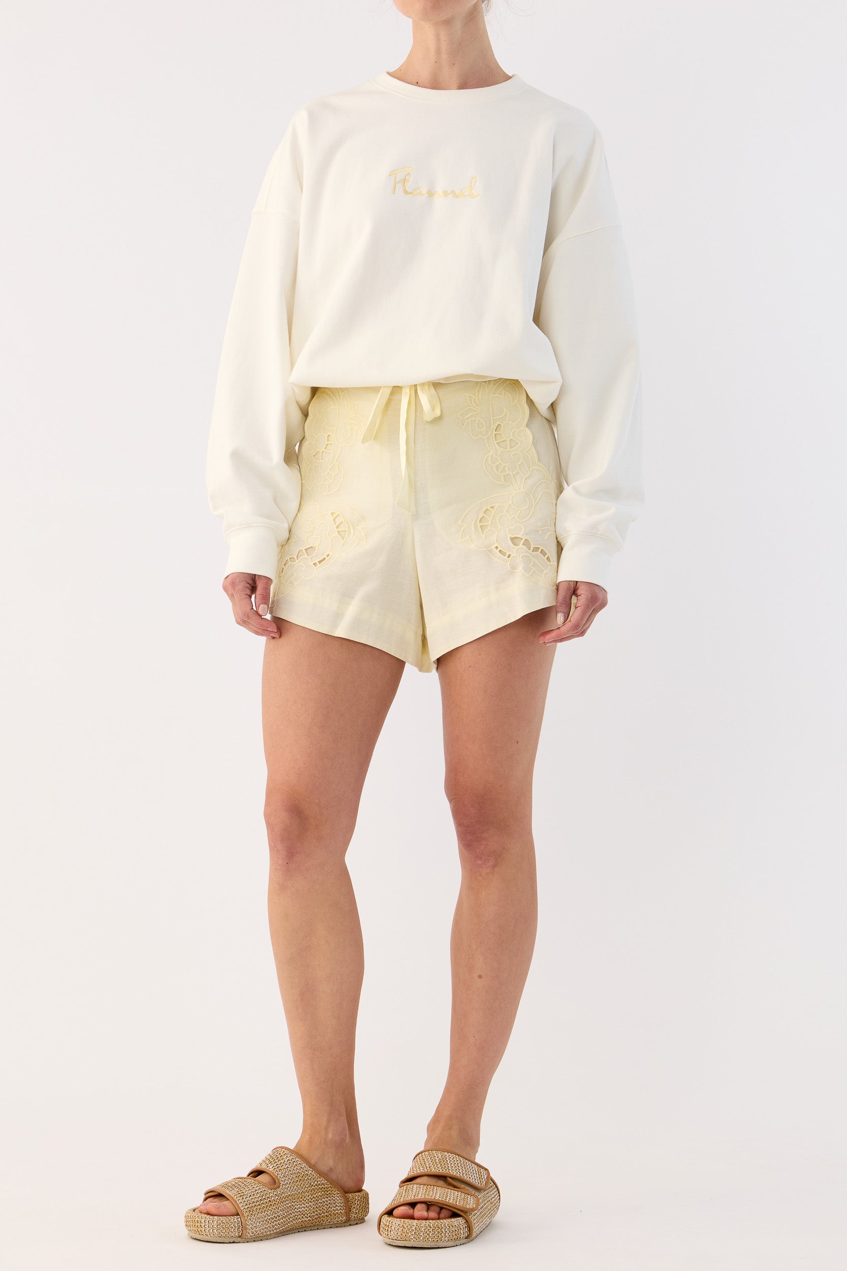 Pep Loopback Cotton Logo Sweater