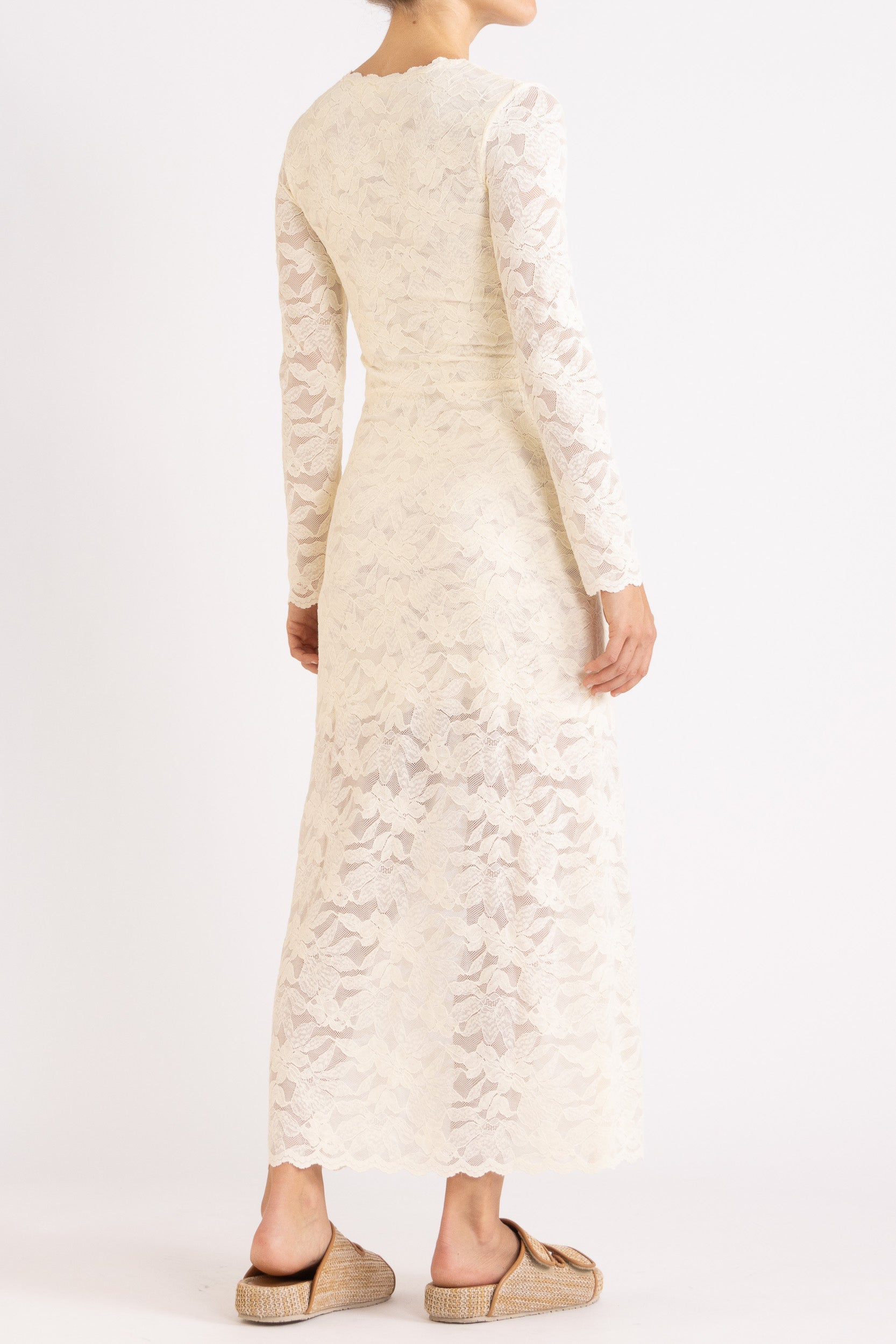 Erika Lace Long Sleeve Dress